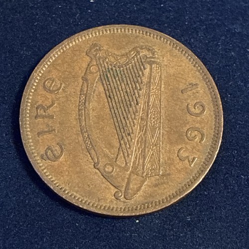 Ireland penny coin - ireland,