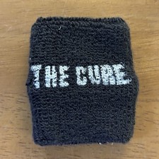 SUPER RARE UNUSED REJECTED 1990’s TOUR MERCH - THE CURE - SWEATBAND /WRISTBAND