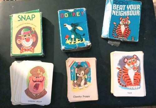 Kid vintage card games - vintage,