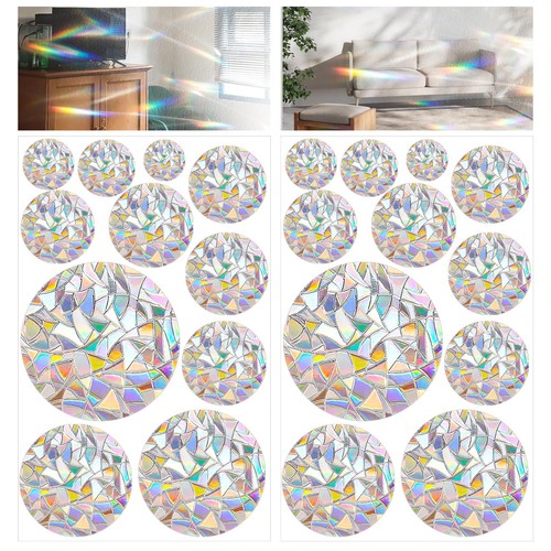 Ouligay 33pcs prism window - 33pcs,