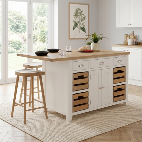 Kitchen island with bar table - island,