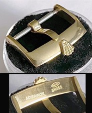 Rolex 14mm Gold-Plated Acierinox Swiss Watch Buckle,with DateJust.DayDate.dayton