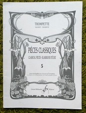 Classical Pieces No.5 for Trumpet & Piano - Gerard Billaudot: 5 Pieces + Parts