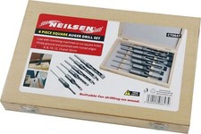 6pc Square Auger Drill Bit Set