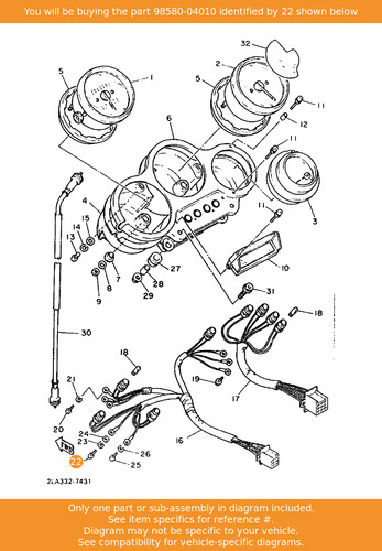 Yamaha screw pan head - screw,,
