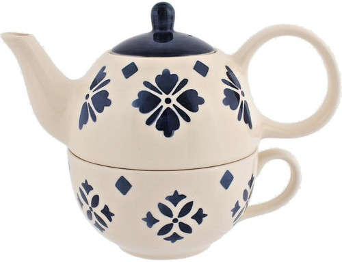 Moroccan hand painted tea - painted,