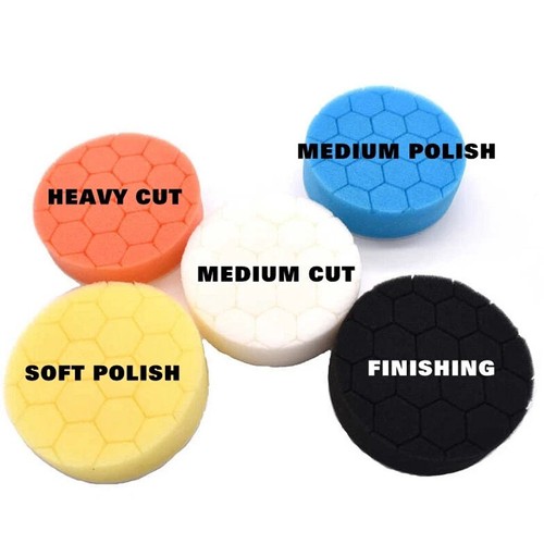 5pcs 125mm hex style - hex, polishing