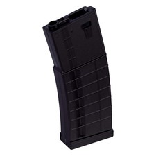 Airsoft M4 Hi-Cap Flash Magazine 350 Rounds Pull Cord DMAG HK 416 AEG Black Toy