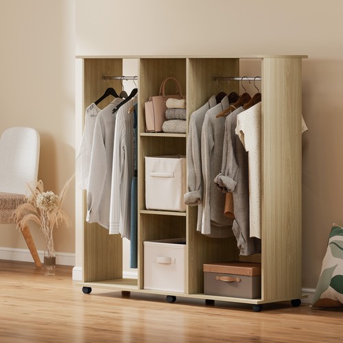 Mobile open wardrobe - open, storage