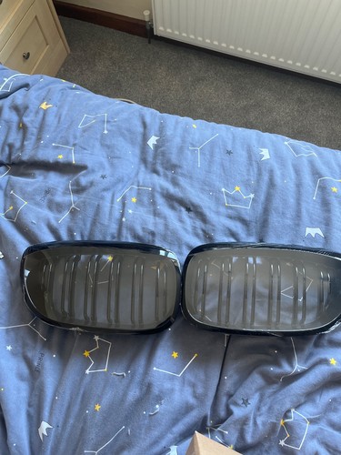 Gloss black kidney grill - 2*gloss,