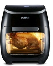 Tower Express Pro Digital Air Fryer 11L With Accessories Used