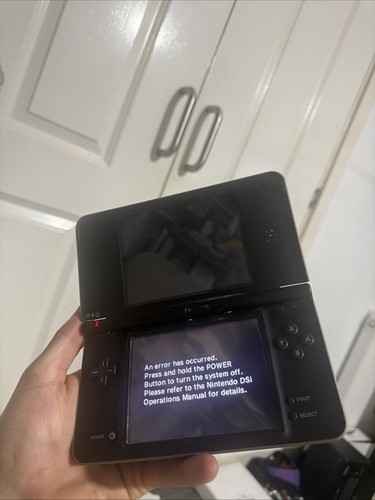Nintendo dsi with error - with,