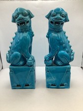 Vintage Pair Chinese Foo Dogs