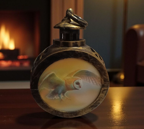 Barn owl vintage - vintage, led