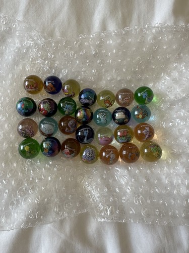 Pokemon marbles x28 vintage - marbles,