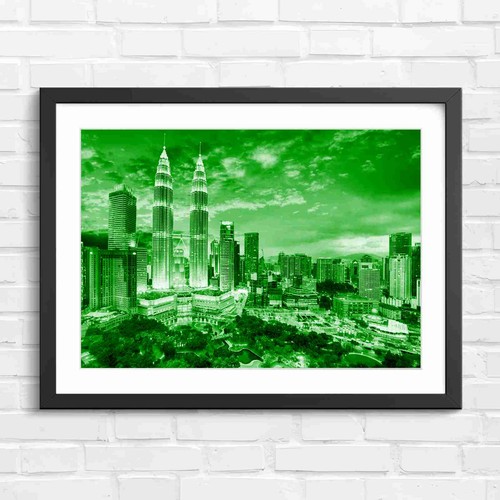 Petronas towers sunset - towers,