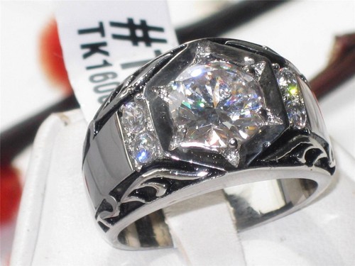 Mens silver ring - , signet