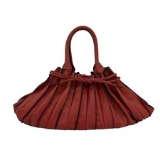 LUPO - Red Black Leather Tote