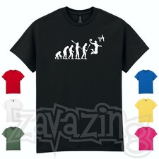 EVOLUTION OF MAN BASKETBALL PLAYER UNISEX T-SHIRT -- S - 5XL -- BASKET BALL NET