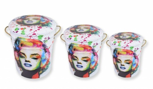 Audrey marilyn retro oil - retro, drum