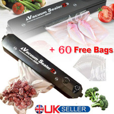 3 in 1 Vacuum Food Sealer Machine Automatic Manual Vacum Sealer Dry/Wet +60Bags