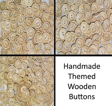 Wooden Buttons Printed