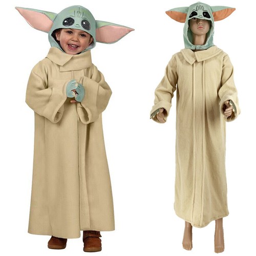 Kids baby yoda costume - yoda, the