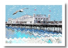BRIGHTON PIER CHRISTMAS CARD