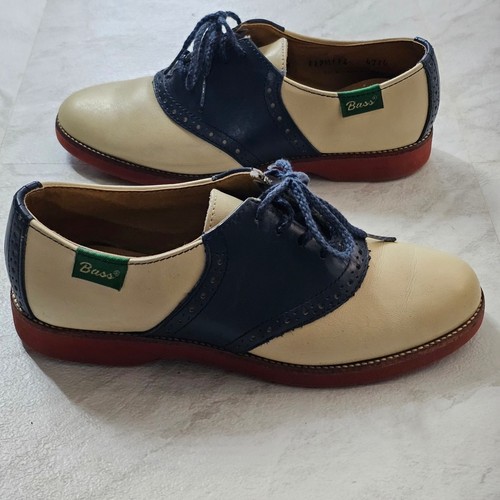 Vintage bass saddle shoes - bass,