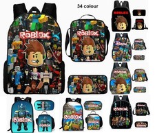 HOT Roblox 3PC Backpack Shoulder Bag Pencil Case Set Back To School For Kids NEW