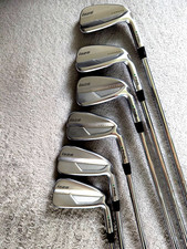 ping i525 irons green dot 5-pw stiff shaft in great condition 