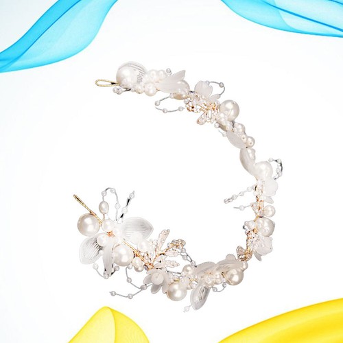 Durable white bridal tiara - bridal,