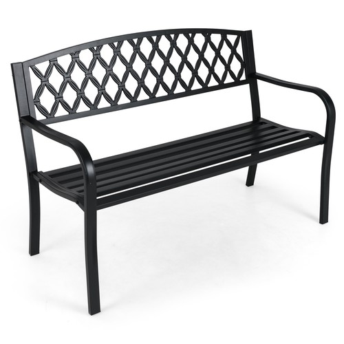 Seater garden bench metal - 2-3,