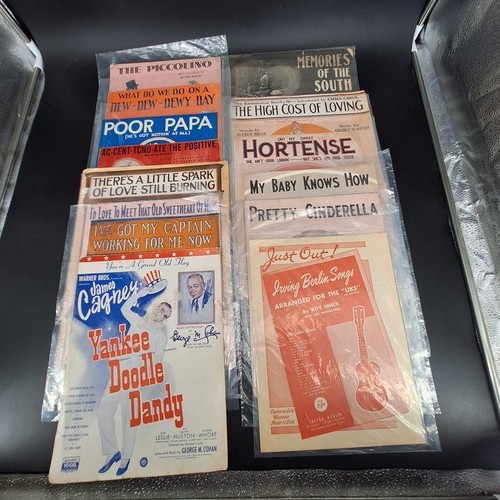 Vintage sheet music - music, lot
