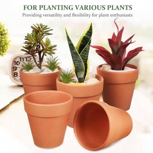 Clay terracotta pots 8cm - clay,