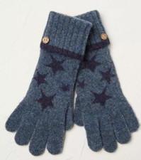 BNWT FAT FACE Ladies Navy Star Gloves