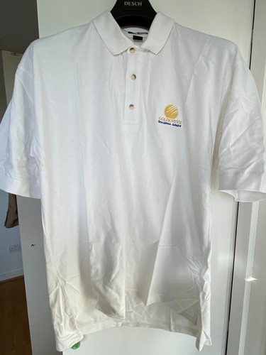 Golden eye white polo - golden,