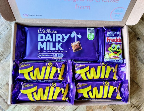 Cadbury twirl gift box - box, |