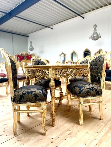 Dining set black french - set, in
