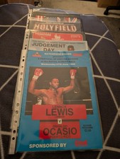 5 Lennox Lewis programmes vs Ocasio, Mason, McCrory and Holyfield 1&2