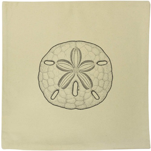 Sand dollar canvas cushion - dollar',