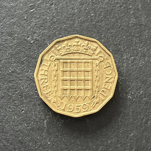 1959 british threepence - 1959,
