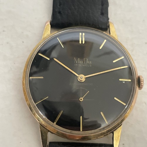 Mudu gold black dial men - mudu, &