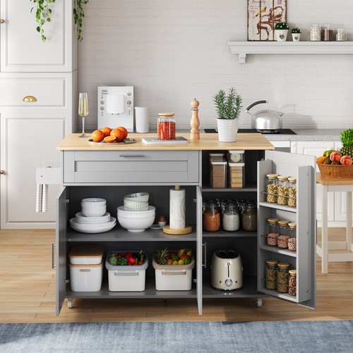 Kitchen island rolling storage - island,