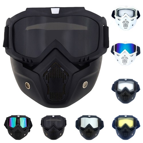 Detachable motorcycle goggles - motorcycle,
