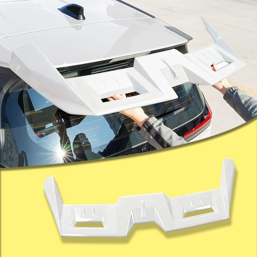 White rear spoiler wind lip - spoiler,