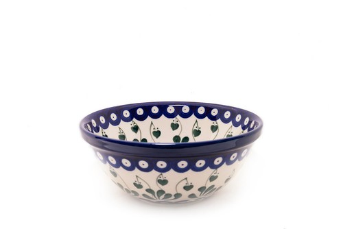 Polish pottery 17cm dessert - polish,