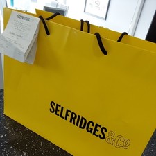 Selfridges Mens Comme Des Garcons Black T Shirt Size Medium, receipt and bag 