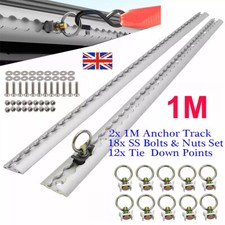 2X Rear Load Cargo Track Rails