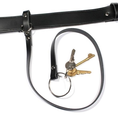 Protec leather key lanyard - leather,